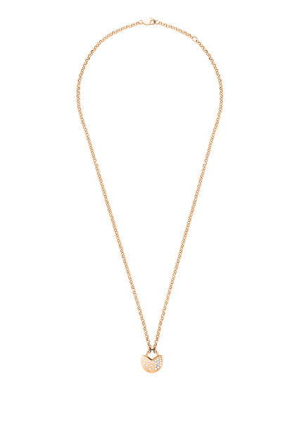 Tulips Rose Gold Pırlantalı Kadın Altın Kolye