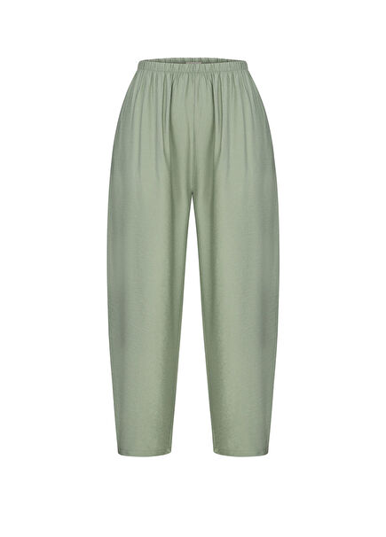 Carrot Cut Green Women's Trousers