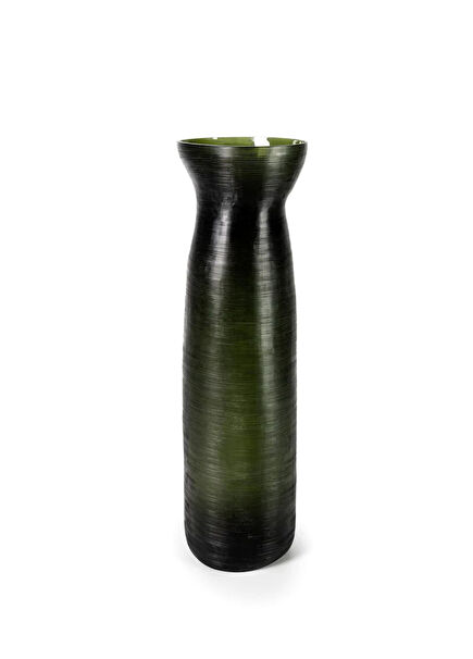 Mathura Black Steelgreyy Glass Extra Large Size Vase