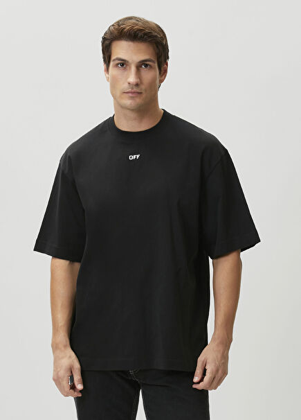 Black Logo Printed T-Shirt