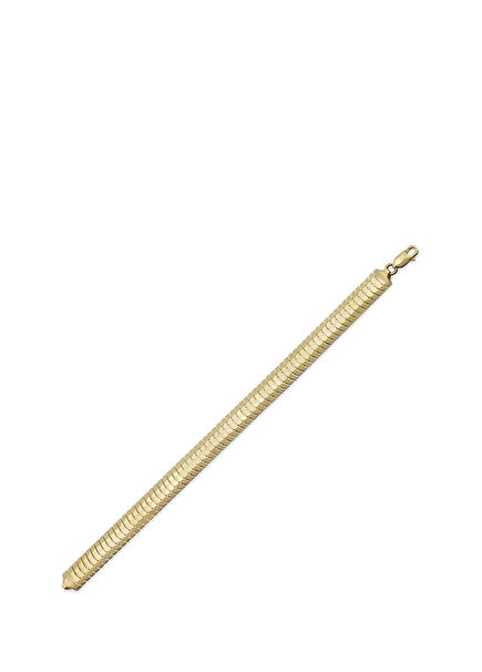 Slab 14K Yellow Gold Women's Bracelet