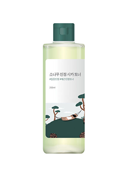 Pine Calming Cica Toner Barrier Protector & Antipore & Anti-Roughness Cica Tonic with Pine Extract 250 ml