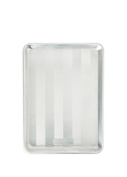Prism Gümüş Alüminyum Fırın Tepsisi 45x33 cm