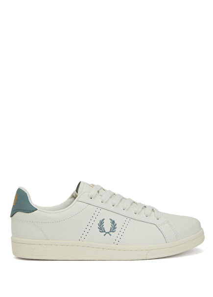 Beyaz Erkek Deri Sneaker