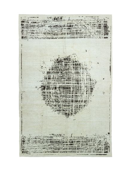 Natura Soyut Tasarımlı Kendir Halı 302 x 464 cm