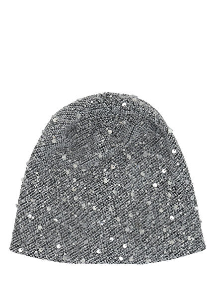 Açık Gri Kadın Bere