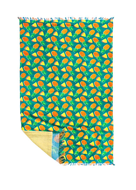 Pineapple Kikoy Baskılı Pamuklu Peştemal