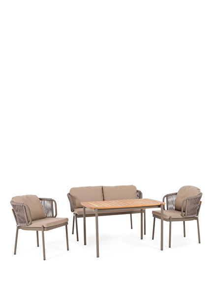 Ban İroko Mini Bahçe Masa Takımı