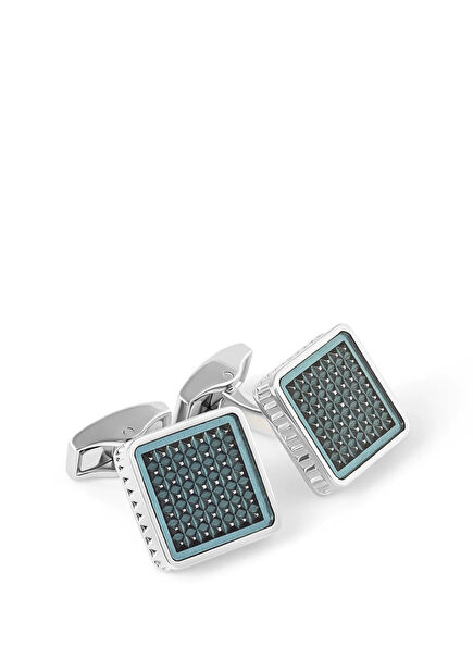 Black Patterned Cufflinks