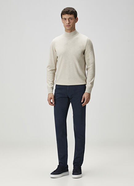 Slim Fit Lacivert Jean Pantolon