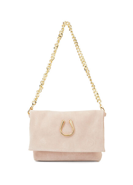 Mini Rehi Pink Women's Suede Bag