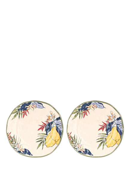 Limu Beige Melamine Dinner Plate