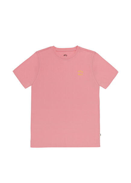 Pink Organic Cotton Girls T-Shirt
