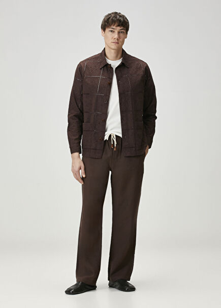 Gabriel Brown Linen Trousers