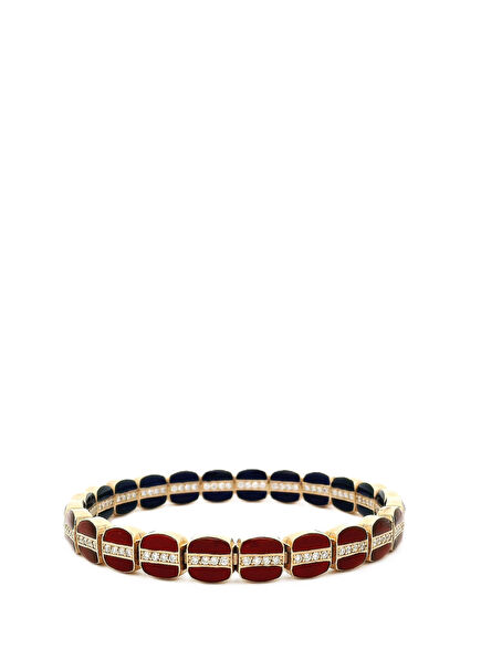 Chery Diamond Reversible Women's Gold Bracelet