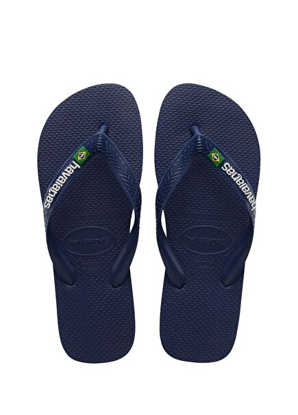 Brasil Navy Blue Kids Beach Slippers