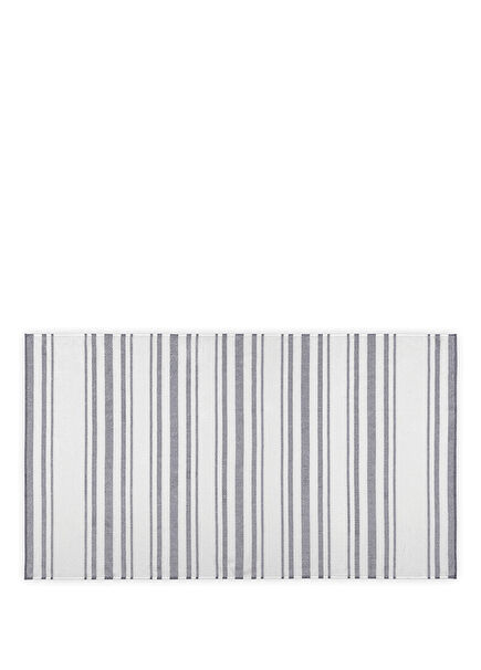 Otto White Navy Cotton Beach Towel 100 x 180 cm