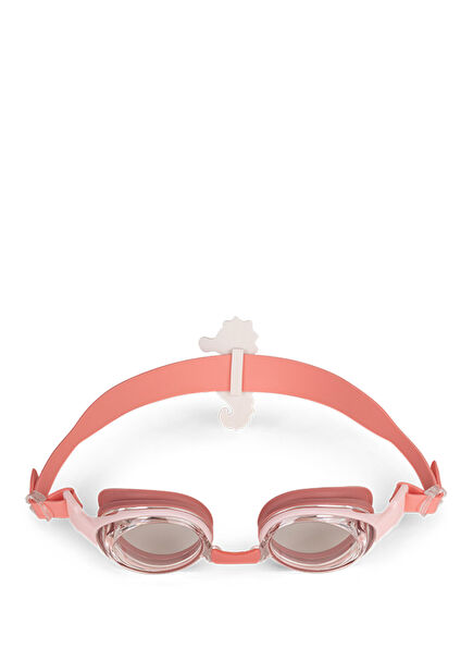 Pink Seahorse Girl Swim Goggles
