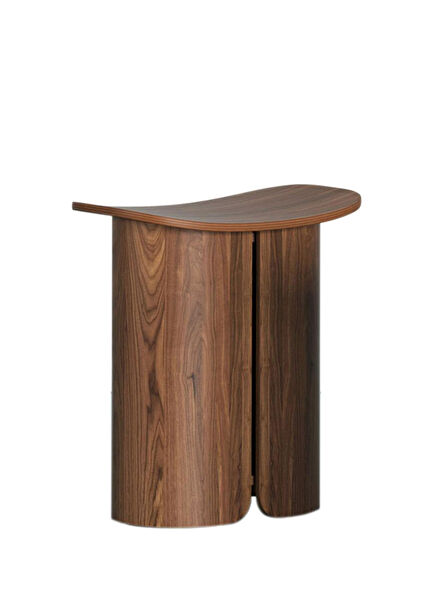 San Walnut Wood Puff