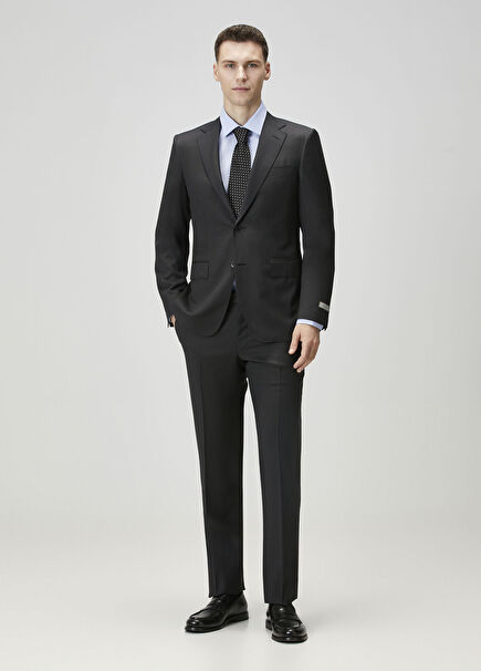 Black Wool Suit