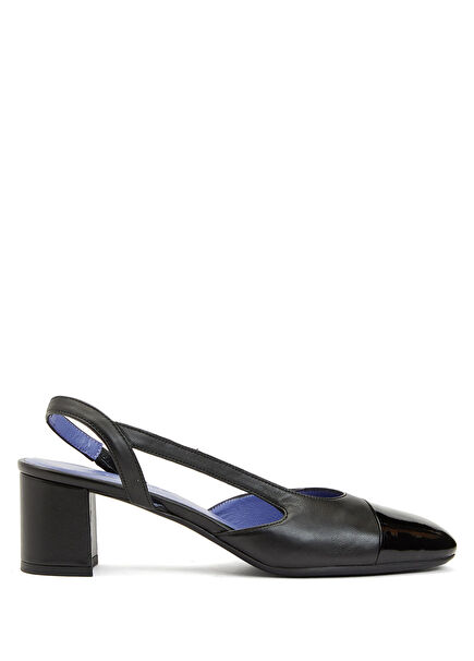 Siyah Kadın Deri Gova