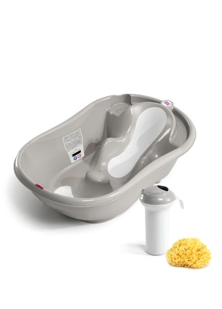 Onda Evol Açık Gri 3 Parça Bebek Banyo Seti