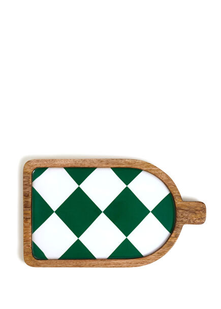 Lakrı Yeşil Mango Ağacı Sunum Tahtası