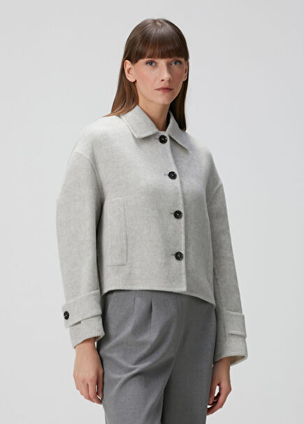 Grey Cashmere Jacket