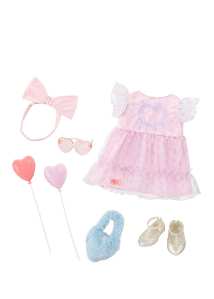 Deluxe All Heart Baby Outfit Set
