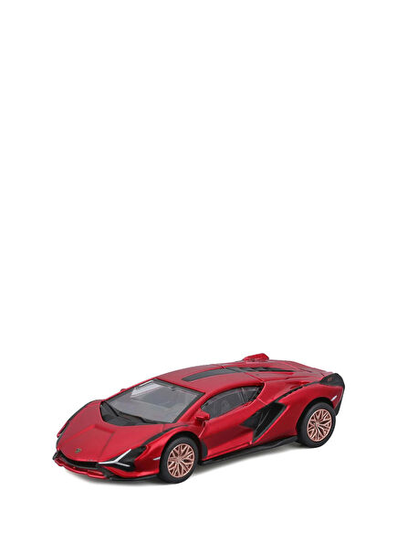 Speed Icons 1:64 Lamborghini Sian FKP 37 Metalik Kırmızı Oyuncak Araba
