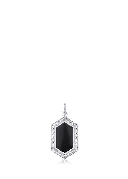 Nyx 925 Sterling Silver Rhodium Plated Charm