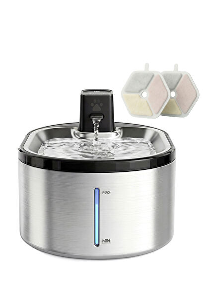 Ki-Drinker 2 Wireless Smart Cat Water Dispenser with Steel Reservoir
