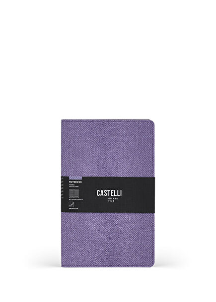 Milano Harris Collection Royal Purple Lined Notebook