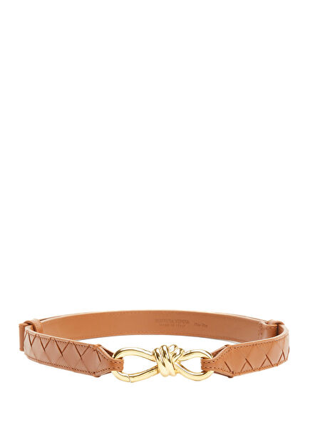 Tan Women's Leather Belt