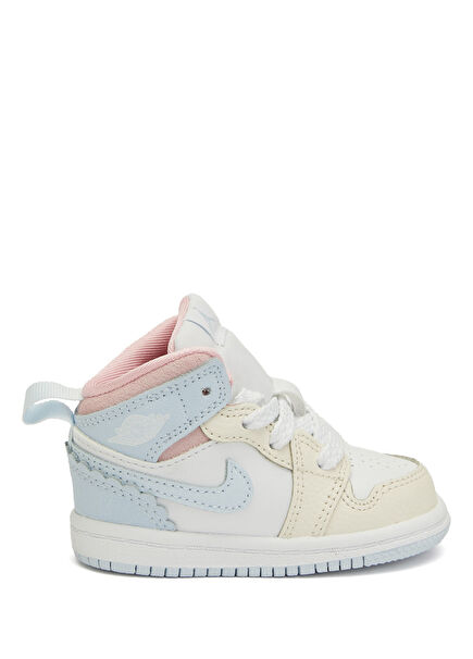 Jordan 1 Mid Blue Unisex Kids Sneakers
