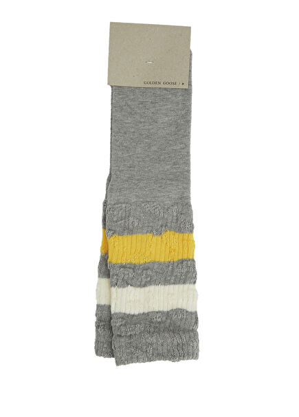 Yellow grey women's hat