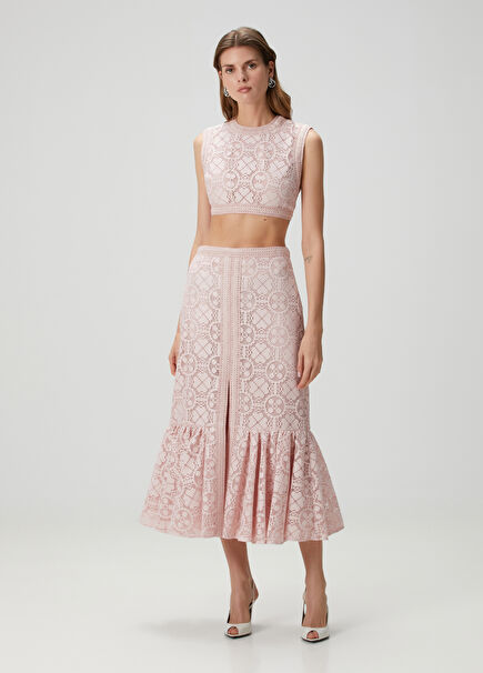 Powder Midi Skirt