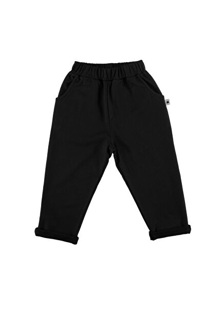 Antrasit Unisex Çocuk Slouchy Kesim Pantolon