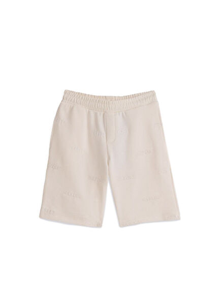 BG Store Boys' Off-White Shorts