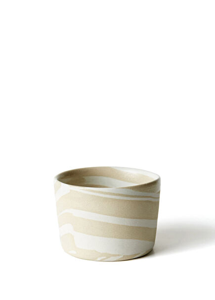 Sand Mini Handmade Nerikomi Stoneware Cup