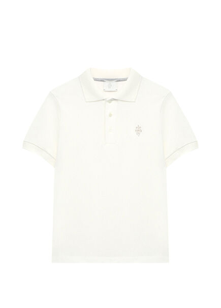 Bej Erkek Çocuk Polo T-shirt