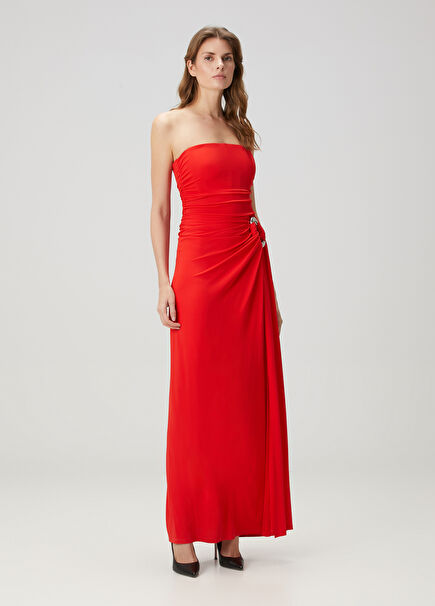 Emma Red Maxi Evening Dress