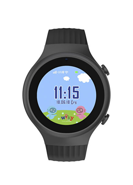 5S Siyah Görüntülü Arama Unisex Çocuk Akıllı Saat