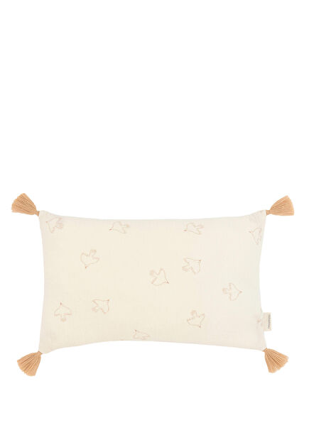 Wabi Sabi Brown Hoshi Birds Püsküllü Bebek Çocuk Yastığı