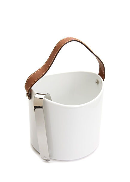 Wyatt White Ice Bucket