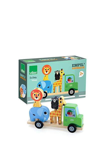 Multicolored Children's Animals Truck Game