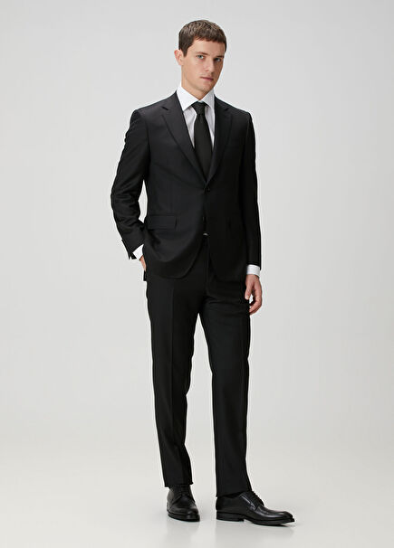 Black Wool Suit