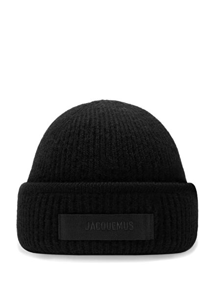 Black Women's Wool Beanie