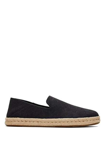 Santiago Siyah Kanvas Erkek Espadril