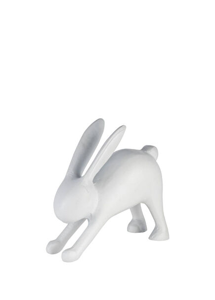 427284 Marovato Beyaz Tavşan Dekoratif Obje